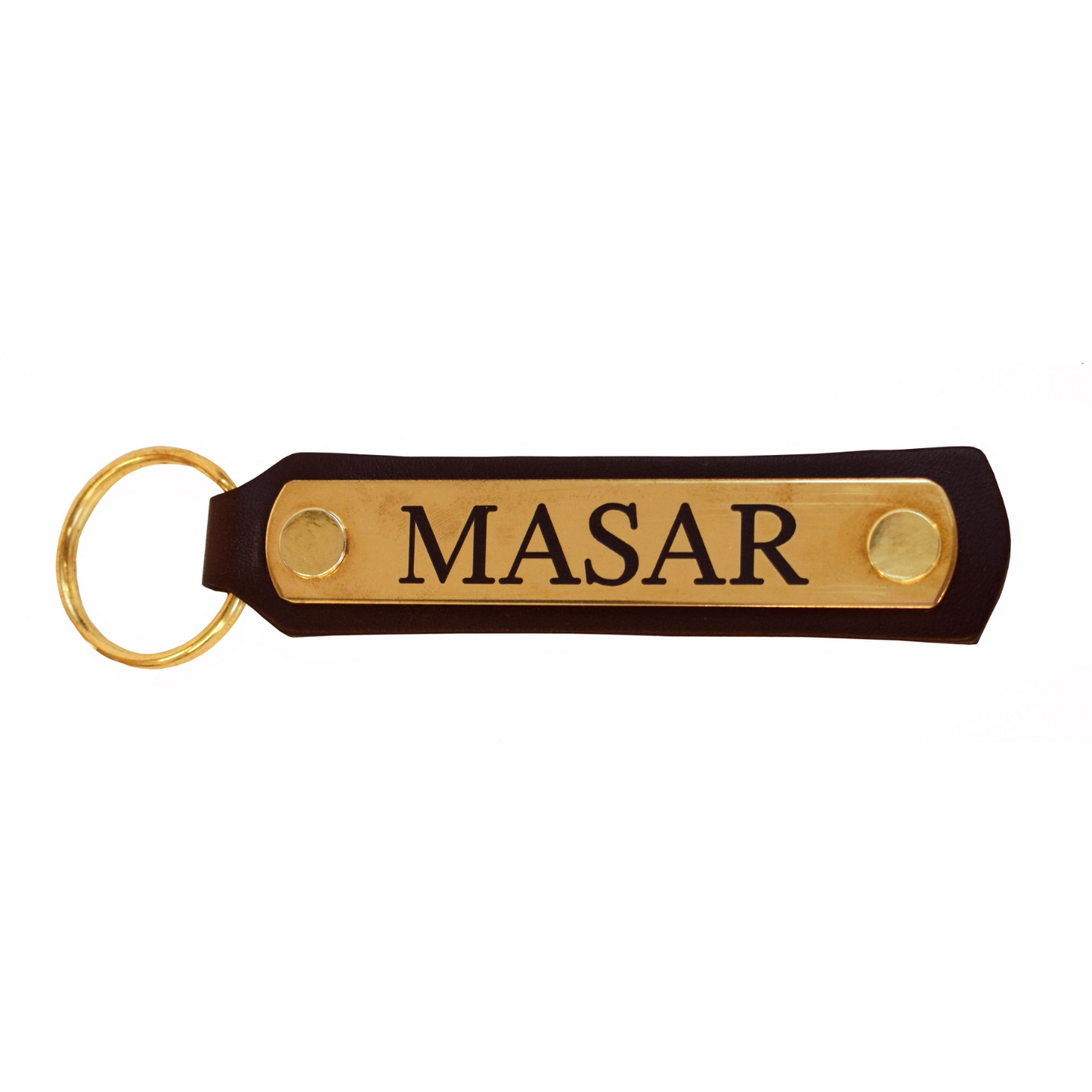 Leather Keyring - Masar