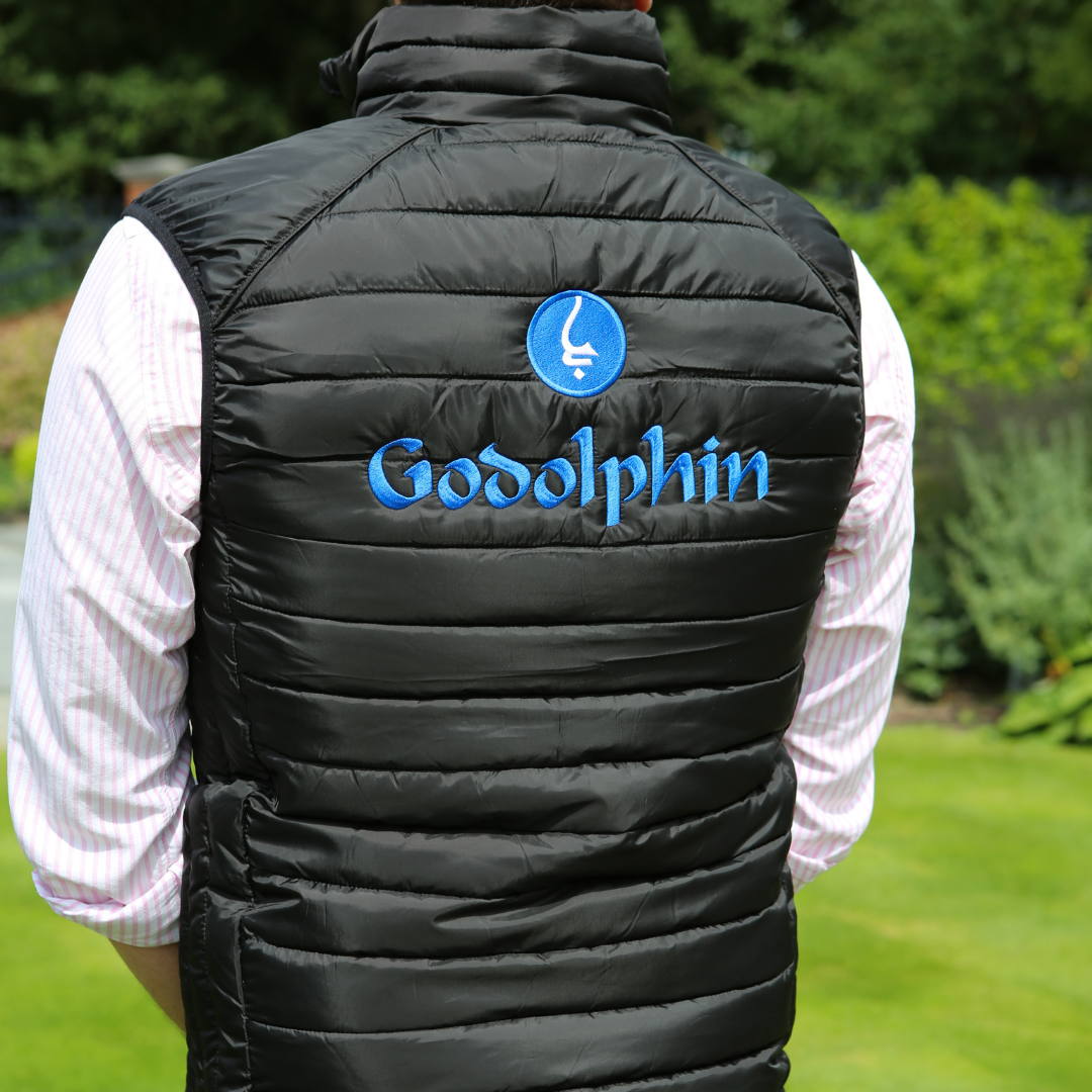 Godolphin Black Gilet - Men's
