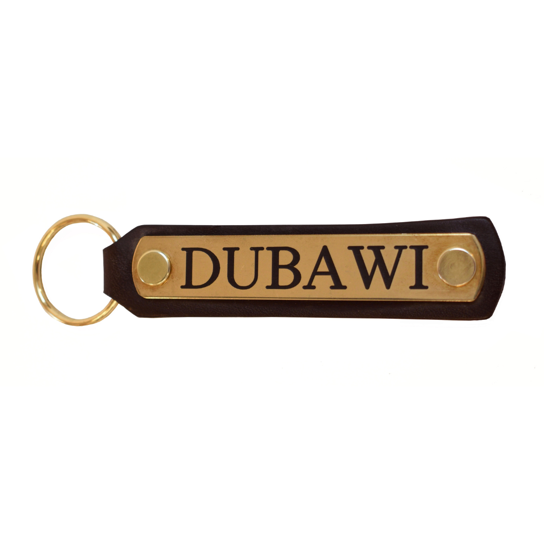 Leather Keyring - Dubawi