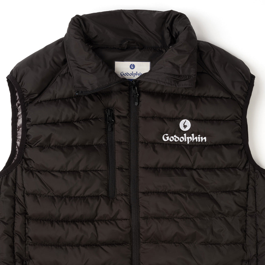 Godolphin Black Gilet - Men's