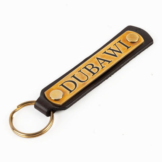 Leather Keyring - Dubawi